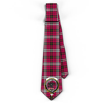 Little Tartan Classic Necktie with Family Crest