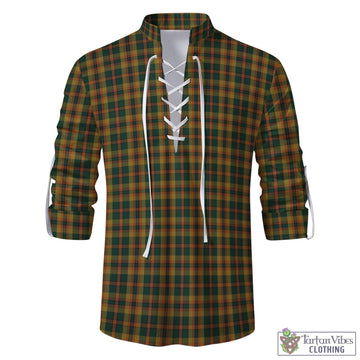 Londonderry (Derry) County Ireland Tartan Men's Scottish Traditional Jacobite Ghillie Kilt Shirt