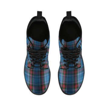 Louth County Ireland Tartan Leather Boots