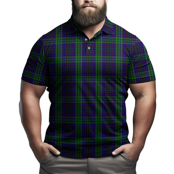 Lumsden Green Tartan Mens Polo Shirt