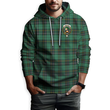 MacAlpin Ancient Tartan Hoodie with Family Crest