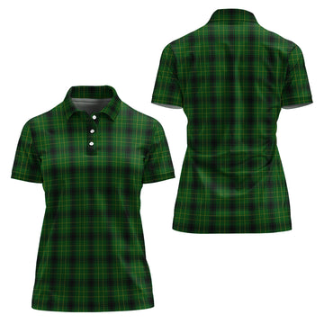 MacArthur Highland Tartan Polo Shirt For Women