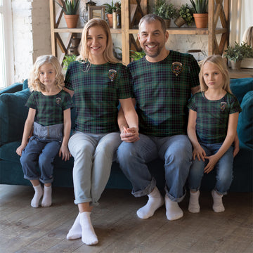MacAulay Hunting Ancient Tartan T-Shirt with Family Crest