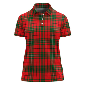 MacAulay Modern Tartan Polo Shirt For Women
