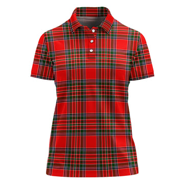 MacBain Tartan Polo Shirt For Women