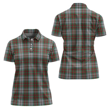 MacBain Dress Tartan Polo Shirt For Women