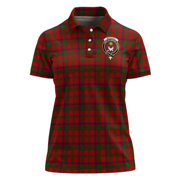MacColl Tartan Polo Shirt with Family Crest For Women