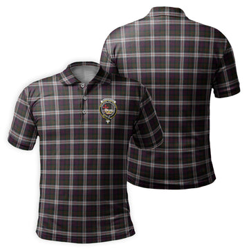 MacDonald Dress Tartan Men's Polo Shirt with Family Crest