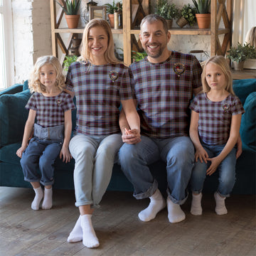 MacDonald Dress Ancient Tartan T-Shirt with Family Crest