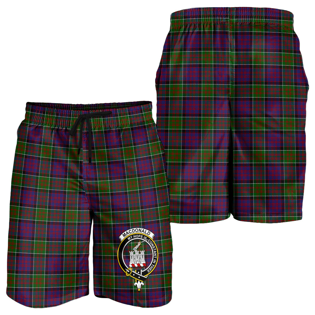 macdonald-of-clan-ranald-modern-tartan-mens-shorts-with-family-crest