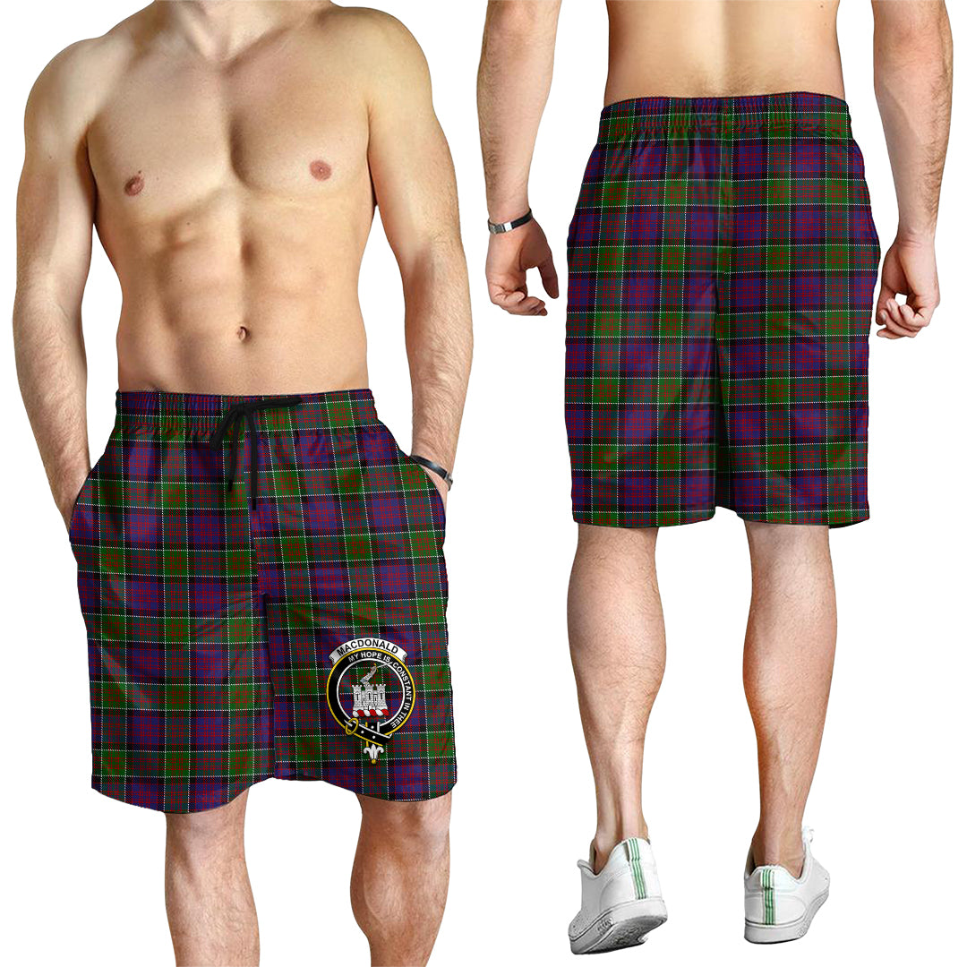 macdonald-of-clan-ranald-modern-tartan-mens-shorts-with-family-crest