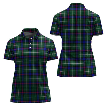 MacDonald of the Isles Hunting Modern Tartan Polo Shirt For Women