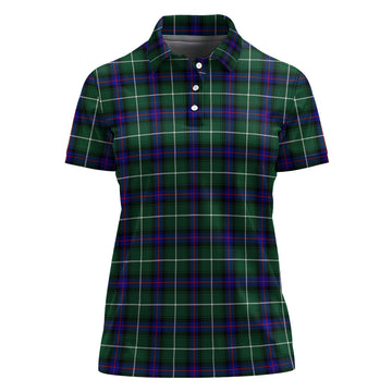 MacDonald of the Isles Hunting Modern Tartan Polo Shirt For Women