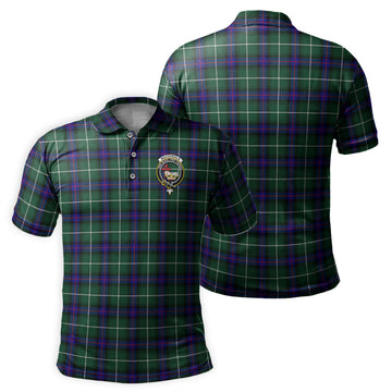 MacDonald of the Isles Hunting Modern Tartan Men's Polo Shirt with Family Crest