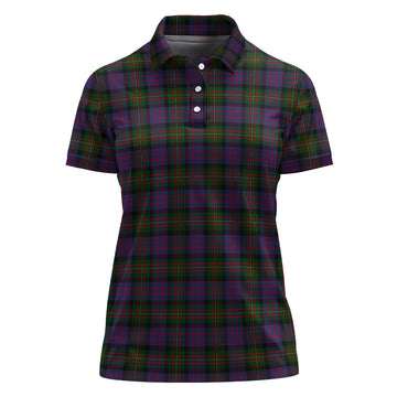 MacDonell of Glengarry Tartan Polo Shirt For Women