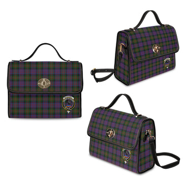 MacDonell of Glengarry Tartan Waterproof Canvas Bag with Family Crest