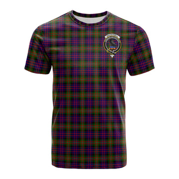 MacDonell of Glengarry Modern Tartan T-Shirt with Family Crest