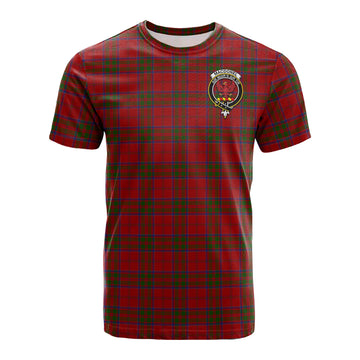 MacDonell of Keppoch Tartan T-Shirt with Family Crest