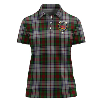MacDuff Dress Tartan Polo Shirt with Family Crest For Women