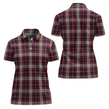 MacFarlane Dress Tartan Polo Shirt For Women