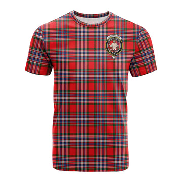 MacFarlane Modern Tartan T-Shirt with Family Crest