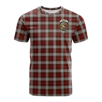 MacFie Dress Tartan T-Shirt with Family Crest