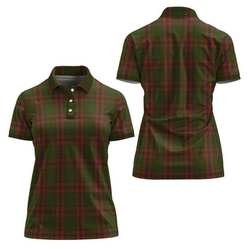 MacGillivray Hunting Tartan Polo Shirt For Women