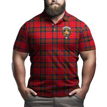 MacGillivray Modern Tartan Men's Polo Shirt with Family Crest