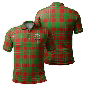 MacGregor Modern Tartan Men's Polo Shirt with Family Crest