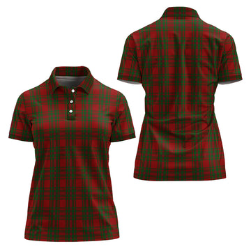 MacIntosh Red Tartan Polo Shirt For Women