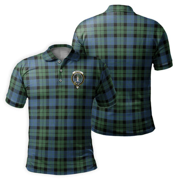 MacKay Ancient Tartan Men's Polo Shirt with Family Crest