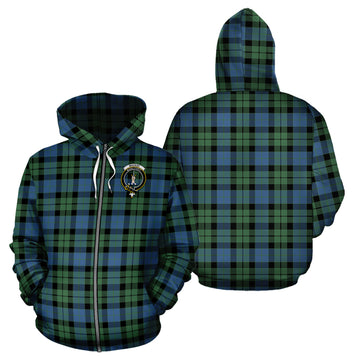 MacKay Ancient Tartan Hoodie with Family Crest