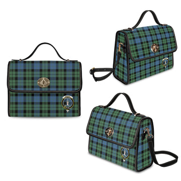 MacKay Ancient Tartan Waterproof Canvas Bag with Family Crest