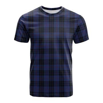 MacKay Blue Modern Tartan T-Shirt
