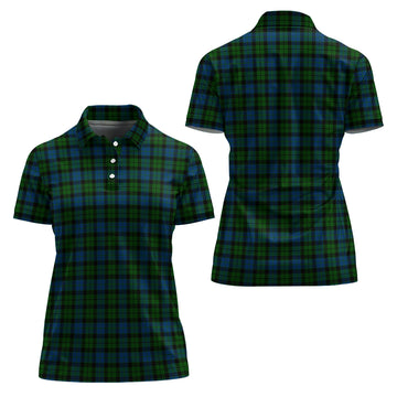 MacKay Modern Tartan Polo Shirt For Women