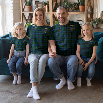 MacKay Modern Tartan T-Shirt with Family Crest