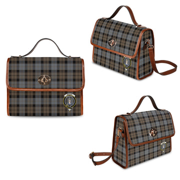 MacKay Weathered Tartan Waterproof Canvas Bag with Family Crest
