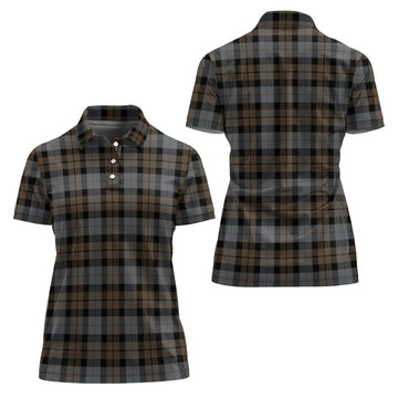 MacKay Weathered Tartan Polo Shirt For Women