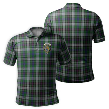 MacKenzie Dress Tartan Men's Polo Shirt with Family Crest