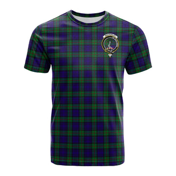 MacKinlay Modern Tartan T-Shirt with Family Crest