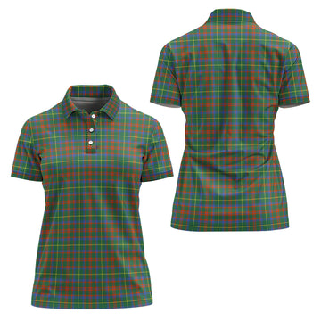 MacKintosh Hunting Ancient Tartan Polo Shirt For Women