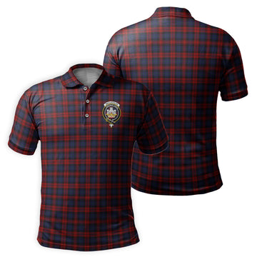 MacLachlan Tartan Men's Polo Shirt with Family Crest