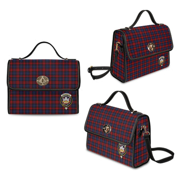 MacLachlan Tartan Waterproof Canvas Bag with Family Crest