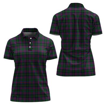 MacLachlan Hunting Tartan Polo Shirt For Women