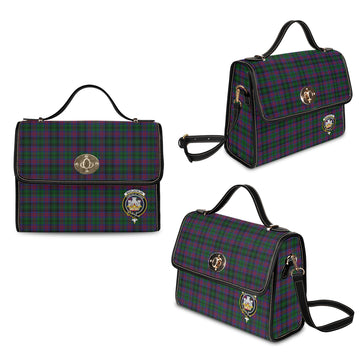 MacLachlan Hunting Tartan Waterproof Canvas Bag with Family Crest