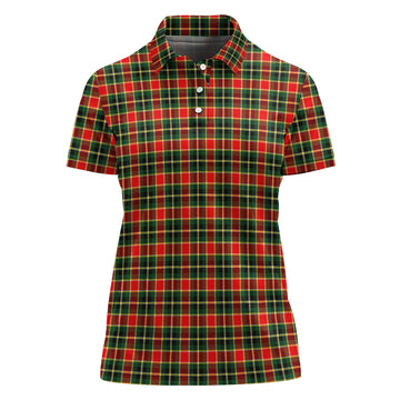 MacLachlan Hunting Modern Tartan Polo Shirt For Women