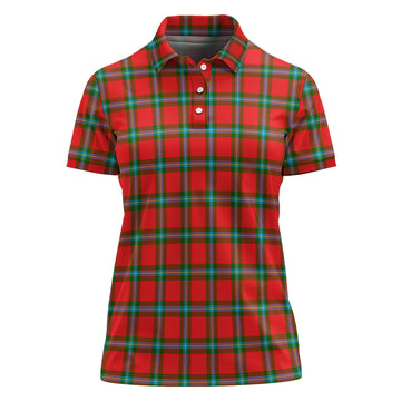 MacLaine of Loch Buie Tartan Polo Shirt For Women