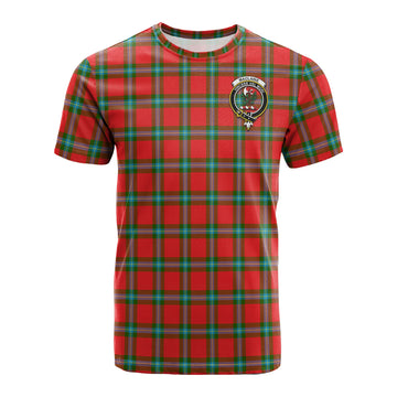 MacLaine of Loch Buie Tartan T-Shirt with Family Crest