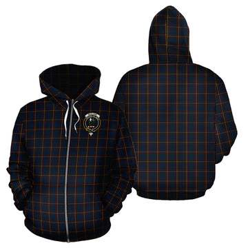 MacLaine of Lochbuie Hunting Tartan Hoodie with Family Crest