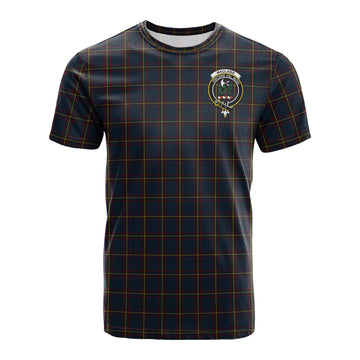 MacLaine of Lochbuie Hunting Tartan T-Shirt with Family Crest